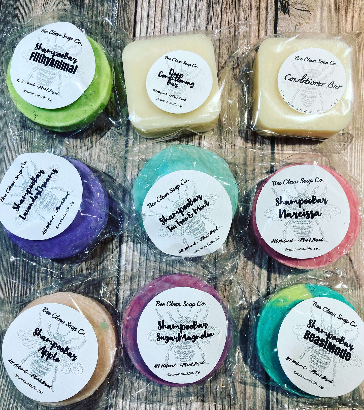 Green Tea and Rice Water Shampoo Bar